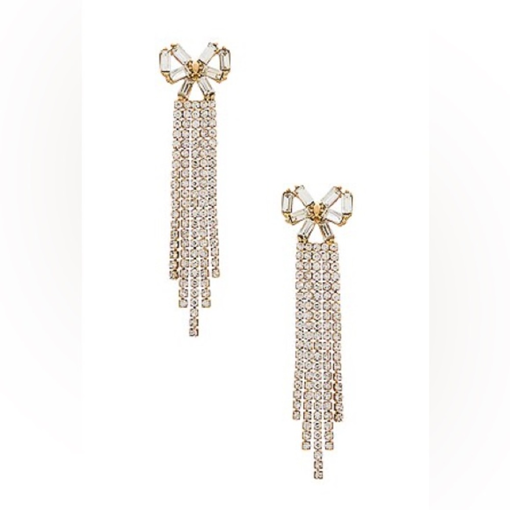 8 Other Reasons Elegant Bow Crystal Dangle Earrings